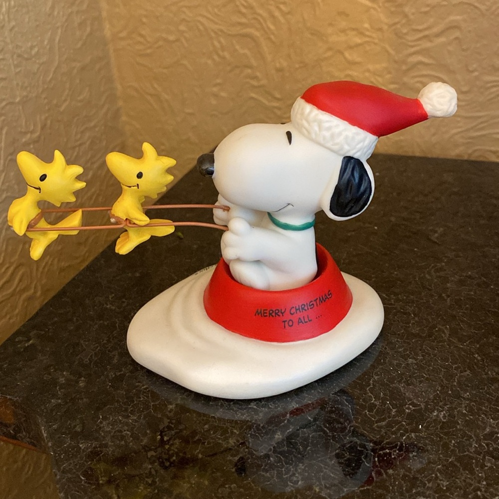 Hallmark Keepsakes 2000 Peanuts Gallery Numbered Edition Jolly Holidays Snoopy